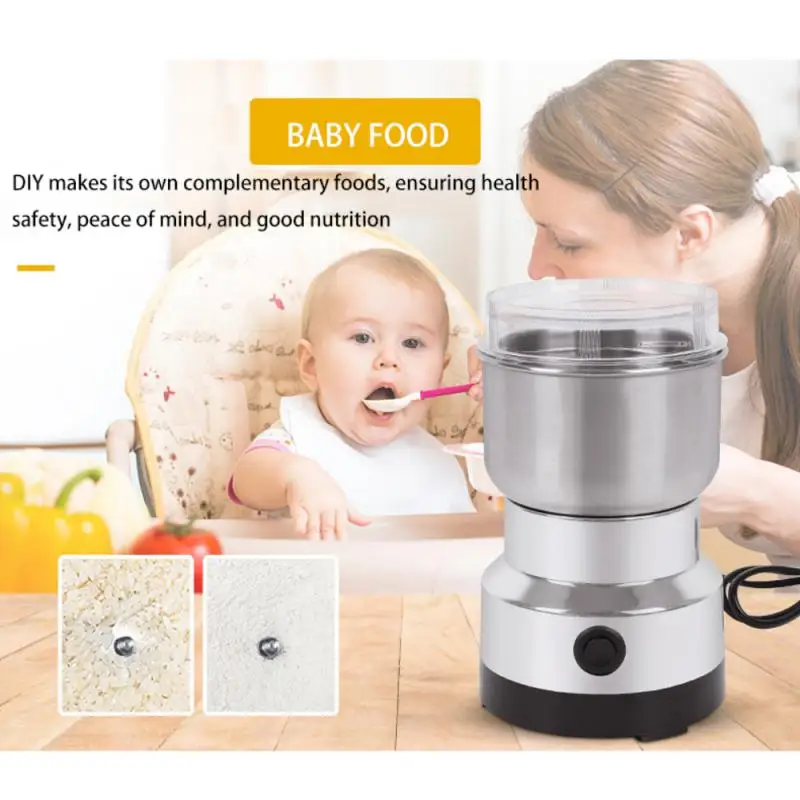

Electric Coffee Grinders Cereal Nuts Beans Spices Grains Grinder Machine for kitchen Multifunctional Home