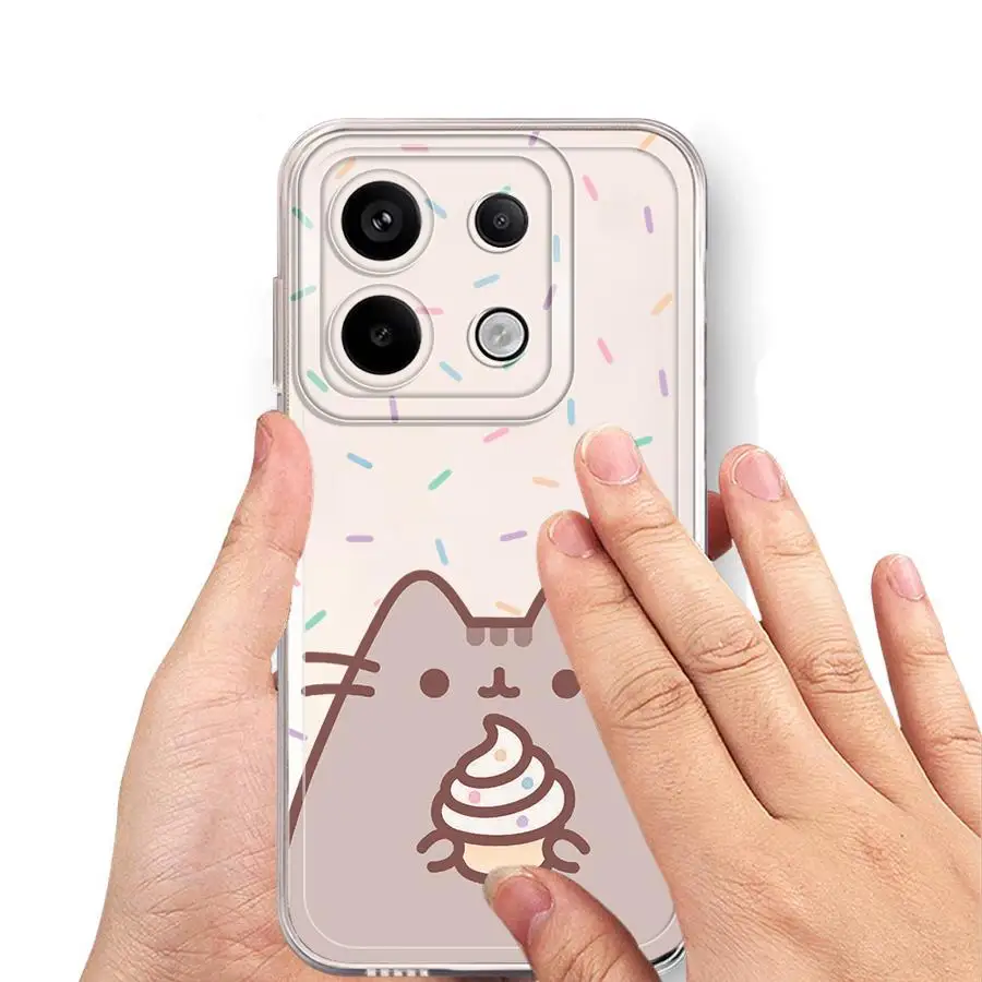 Cute Cartoon Cat P-Pusheens Soft Phone Cover Case