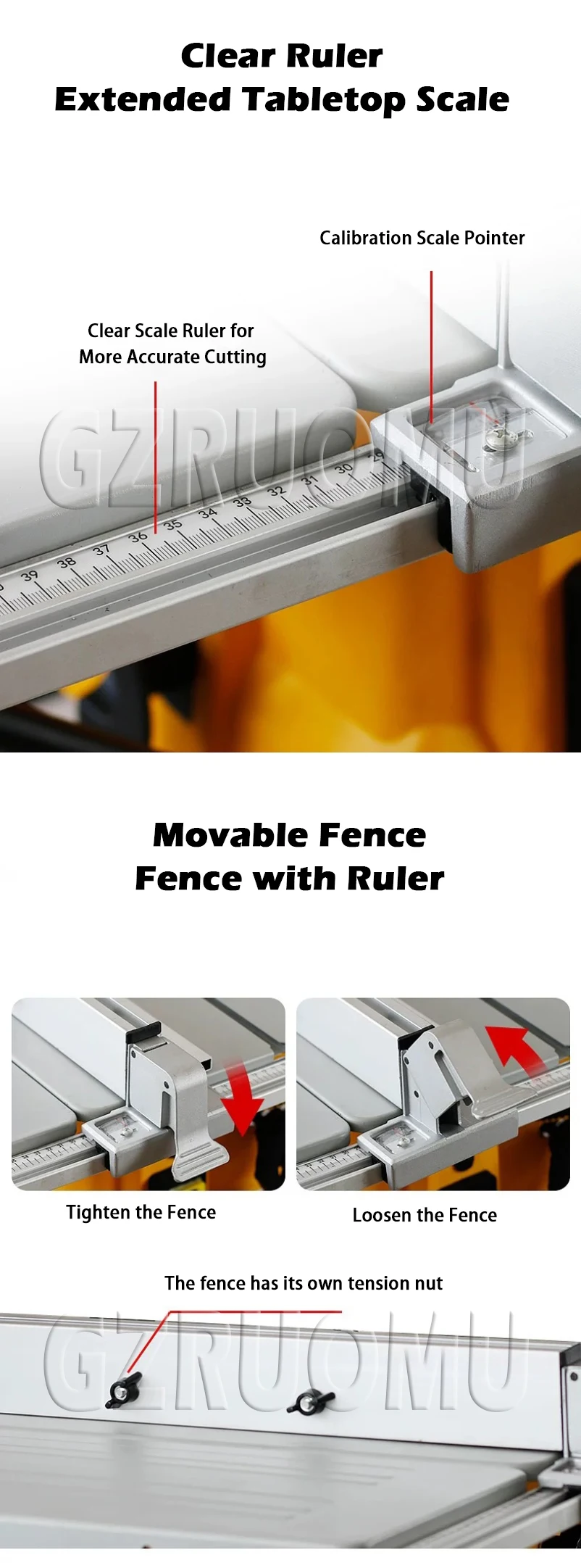 10-Inch Household Miniature Woodworking Table Saw - Electric Multi-Function Prec