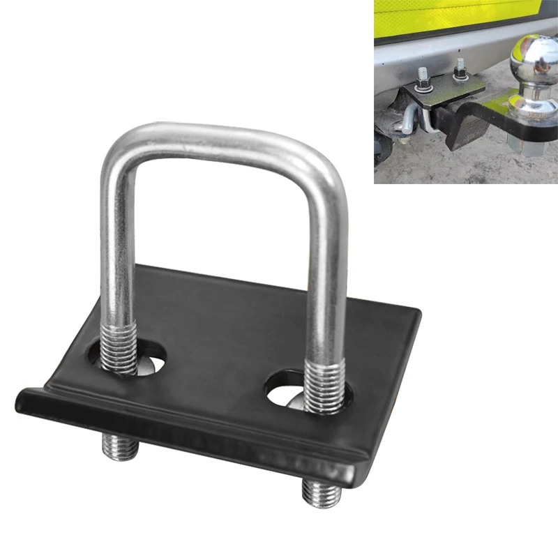 Heavy Duty Hitch Tightener para Trailer, Ball Mount Estabilizador, Wobble Carrier, Anti-Rattle Clamp, U Bolt, Adequado para Tow, 1.25 