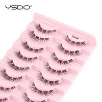 YSDO Half Eyelashes 3/10 pairs Natural Full False Eyelashes 3d Lashes Cat Eye Fake Eyelashes Extension Faux Cils Makeup Tools 2