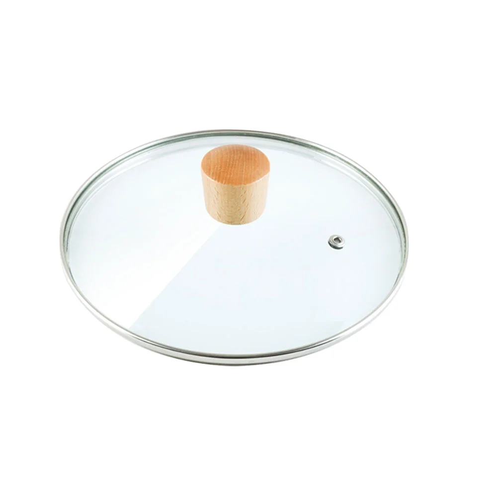 

18/20Cm Kitchen Tempered Glass Pot Lid Home Universal Mini Milk Pot Transparent Cooking Pot Cover High Temperature Resistance