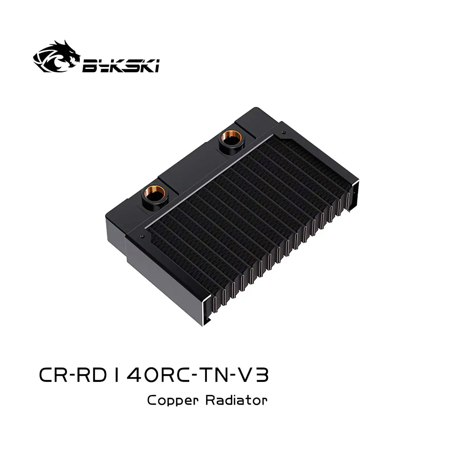 Bykski B-rd140-tn-v3 14cm 140 mm 2x14cm Copper Radiator Liquid Water Cooling - Imagem 4