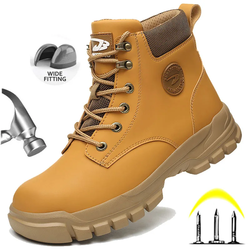 Men Safety Boots With Steel Toe Cap Anti-smash Work Safety Shoes Indestructible Work Boots Waterproof Hiking Protective Boots BEST SELLERS Men Safety Boots With Steel Toe Cap Anti-smash Work Safety Shoes Indestructible Work Boots Waterproof Hiking Protective Boots BEST SELLERS