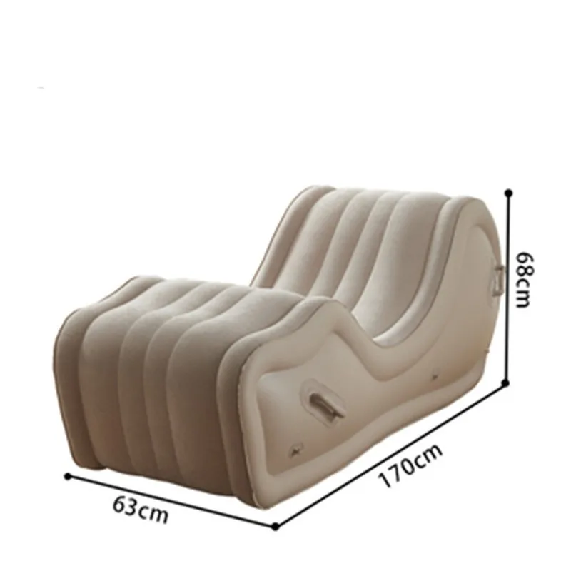 Modern Inflatable Large Sofa Beds With Arm For Travel Folding Hotel Sofa Lounge Chair Outdoor Garden Furniture