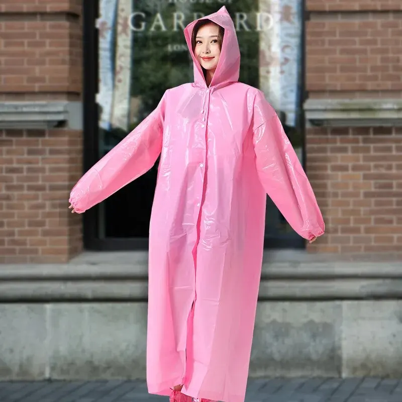 EW Adult Portable Raincoat Cycling One-piece Rain Poncho raincoat poncho