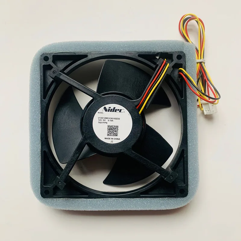 Original U12e12ms1ca3 52 12 5cm 12v 0 15a Refrigerator Cooling Fan