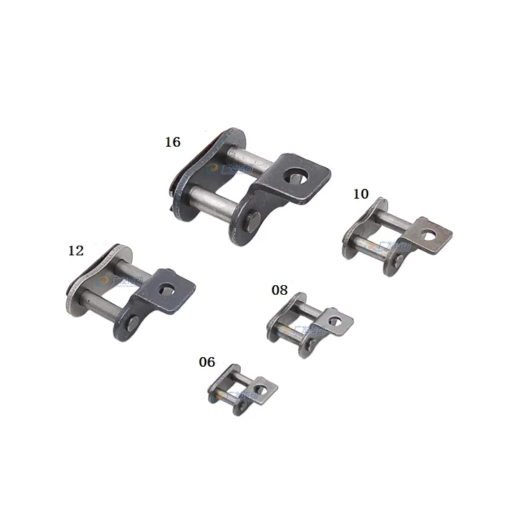 1pcs Full Buckle Chain Buckle Single-side Single-hole Bent Plate Conveyor Driving Chain 06B