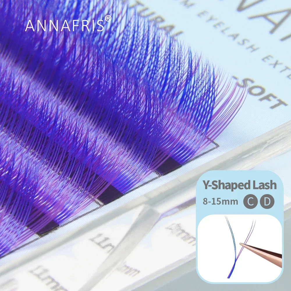 ANNAFRIS Color YY Lash Extensions Natural Soft Mink Einzelwimpern Lieferant