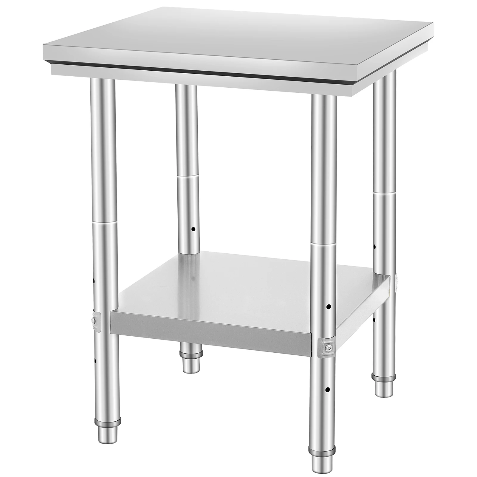 Stainless Steel Commercial Kitchen Work Table with Adjustable Shelf