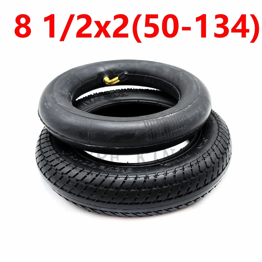 

8 1/2x2 (50-134) Inner Outer Tyre 8.5 Inch 8.5*2 Inflation Tire for Baby Carriage Electric Scooter Accessories