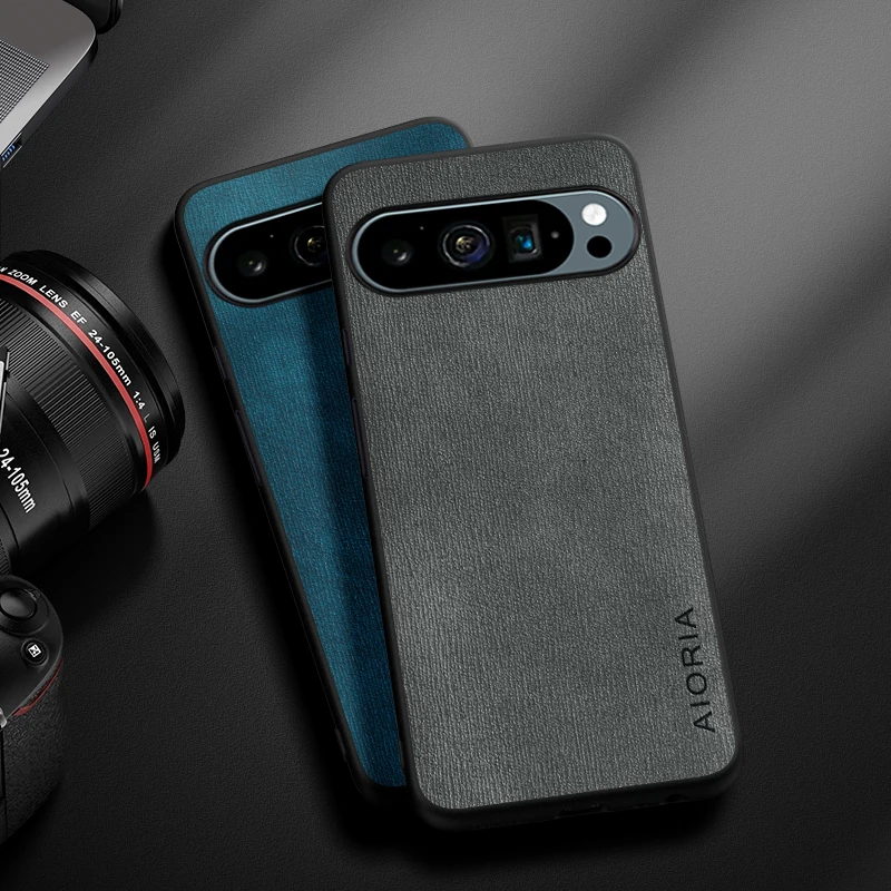 Elegant Wood Grain Leather Case – Ultra Slim & Durable Cover