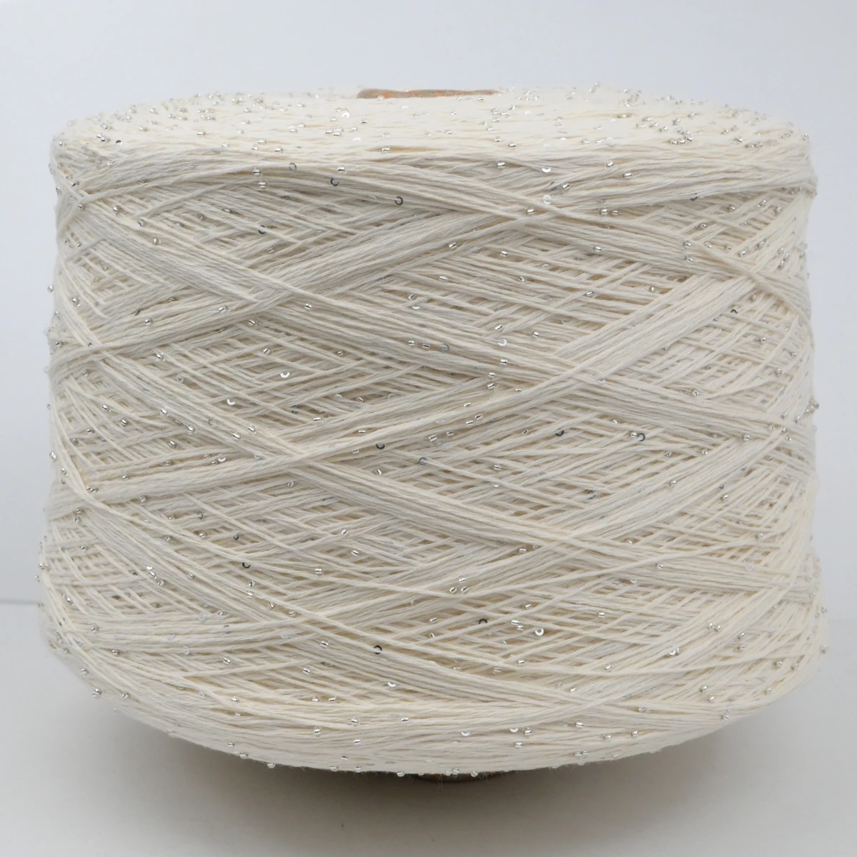  500g 2100M 2mm Sequin & Bead cotton yarn DIY Knitted decoration Hand crochet KNITTING YARN 5