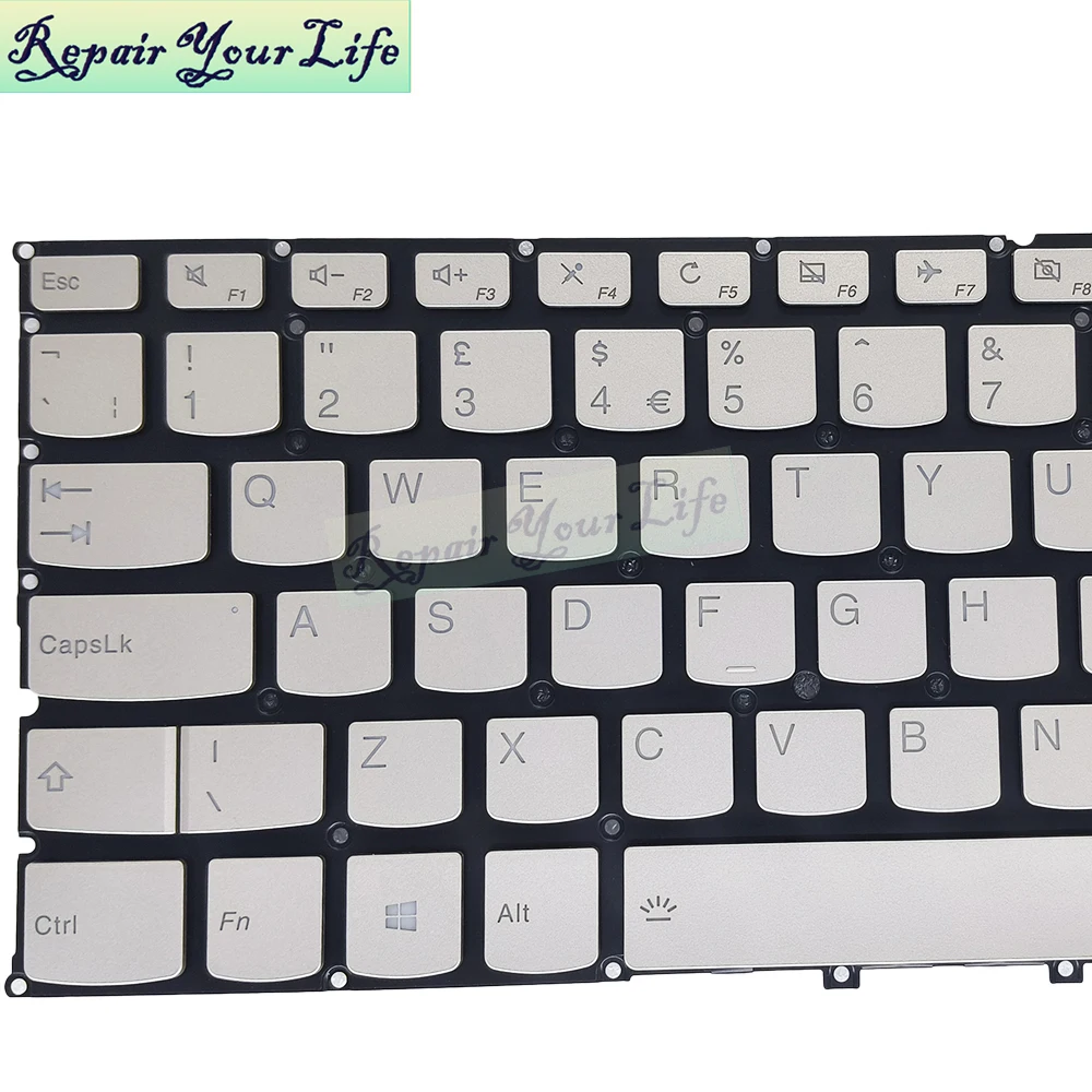 Teclado retroiluminado latino HB UK para Lenovo,