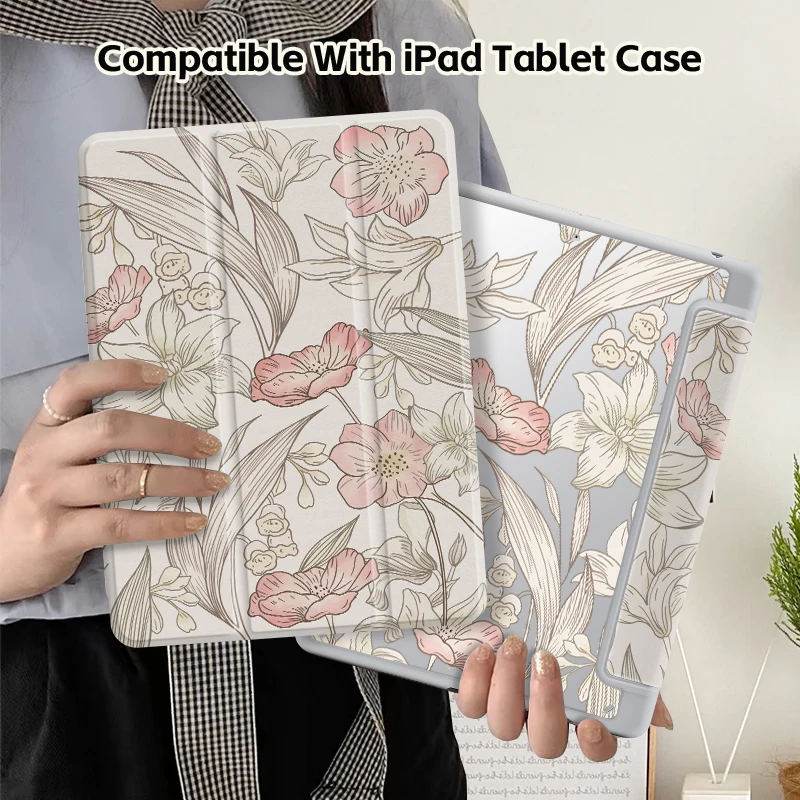 Transparent Acrylic iPad Cover with Double-Sided Printing and Optional Accessories Set