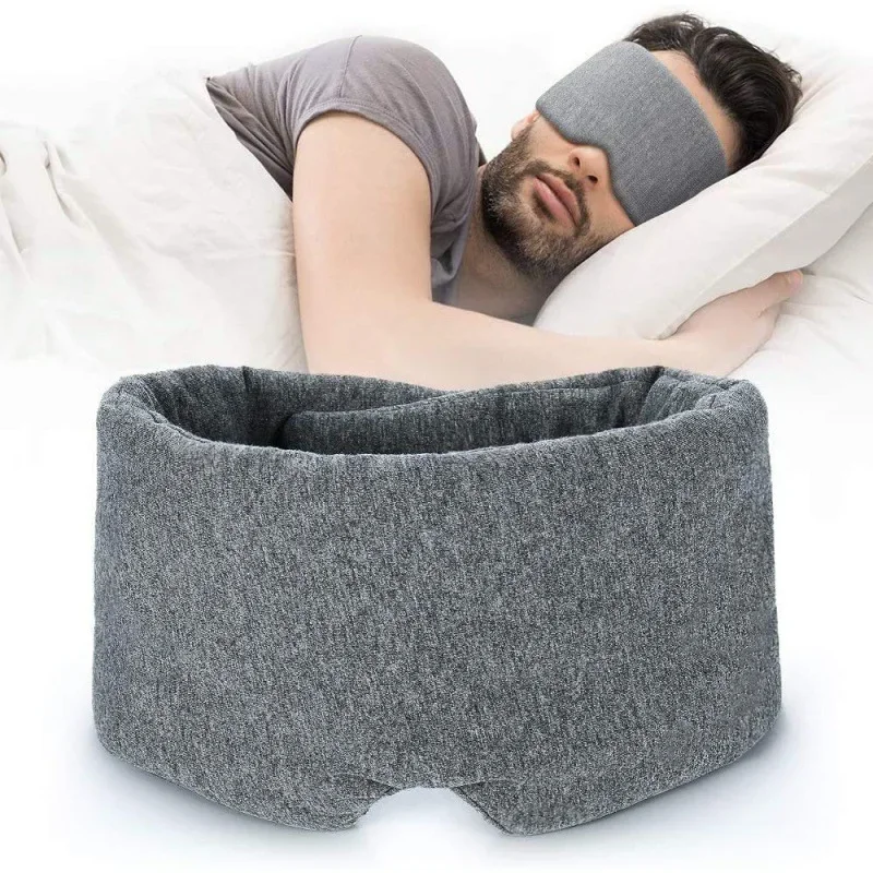 

Full Surround Cotton Sleep Mask Blindfold Eye Cover Eye Patch Women Men Portable Blindfold Travel Eyepatch Sleeping Eye Mask