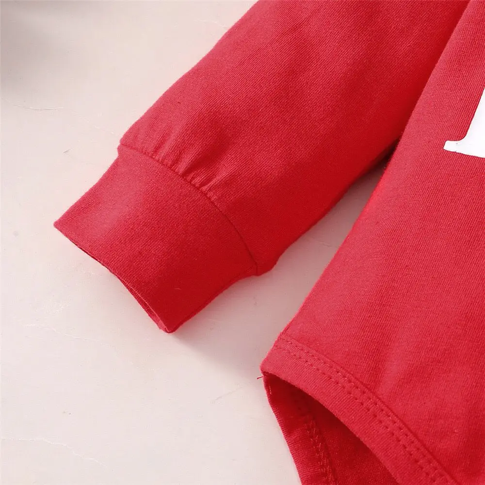 2024 Spring Autumn Infant Toddler Letters Print Hooded Solid Color Two-piece Suit 0-24M Baby Boys Bodysuits+Long Pants Set 5
