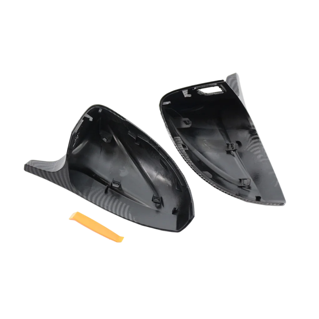 2pcs Car Rear View Mirror Trim Caps Vehicle ABS Mirrors Covers Shells