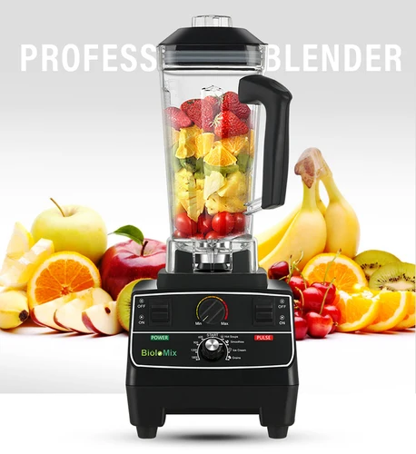 BioloMix BPA 프리 전문가용 스마트 타이머 사전 프로그램 블렌더 믹서 쥬서, 2L 병 2200W, 아이스 스무디 크러셔 2