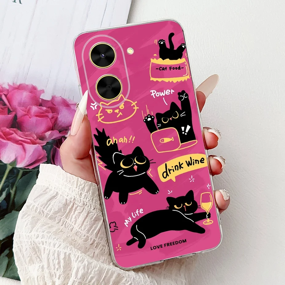 Luxury Painted Soft Silicone Phone Case - Artistic Design Cover
