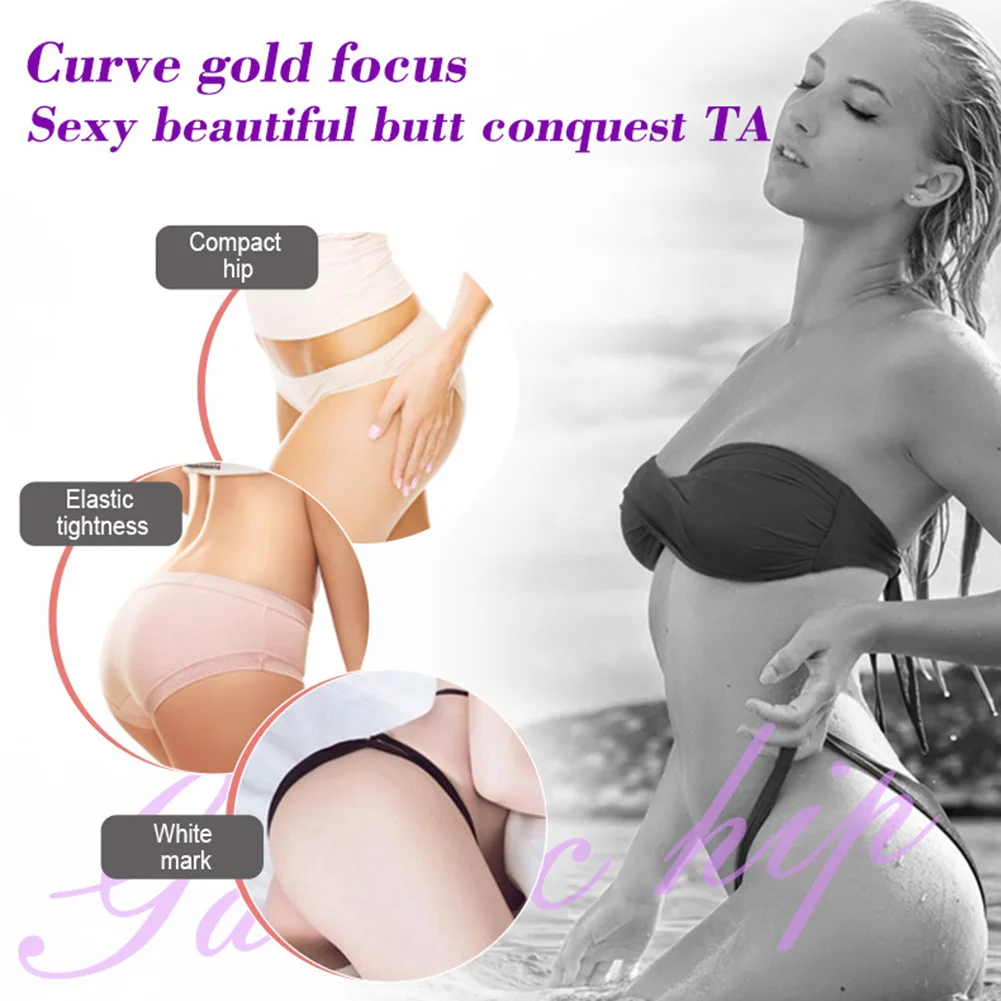 Creme/óleo essencial para realçar os glúteos com alho Creme de massagem para levantar o bumbum Essência para aumentar os glúteos Cuidados com o corpo_voghion.com