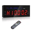 Gym Timer Interval Workout Clock for Home Garage Ultra-Clear 2 inch LED Digit with Remote 14.17"x 6.18" Count Down/Up 1