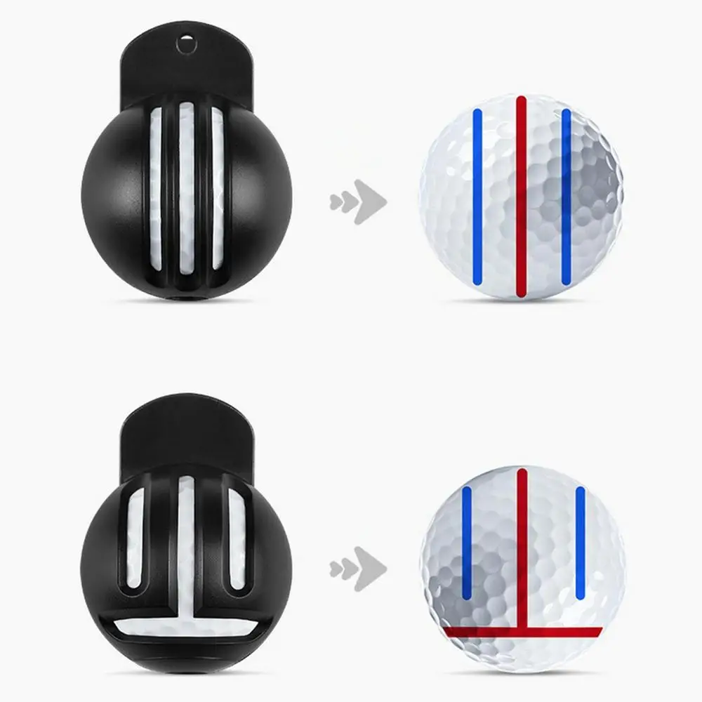 Description Picture 5 of itemGolf Ball Marker Stencil With 2 Waterproof Pen Golf Ball And Lines Marker Golf Alignment Tool Straight Lines Supplies Accessory