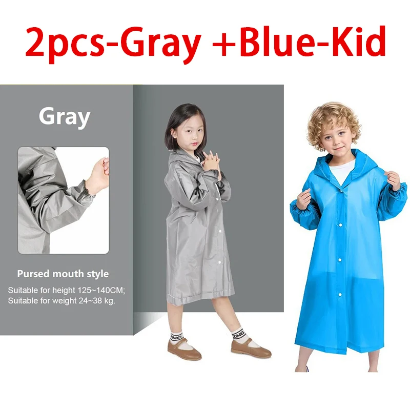 Children's Yellow Waterproof Raincoat Poncho