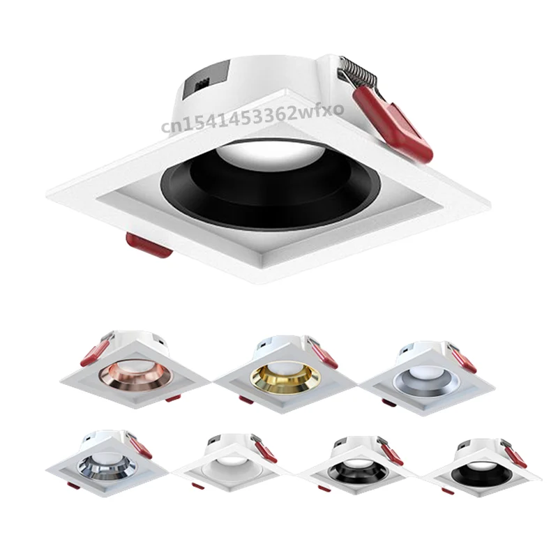 Dimmable LED downlight Spotlight LED ceiling light AC220V embedded cob wall washing light Kitchen indoor lighting bulb