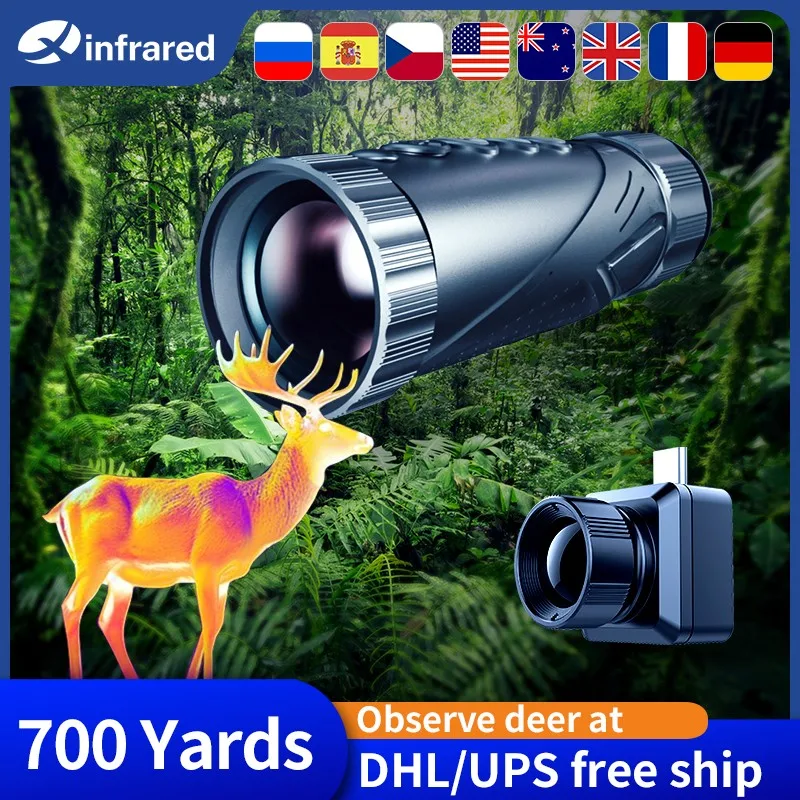 

Monocular T2 Pro Thermal Imaging Camera Hunting Hiking Night Vision