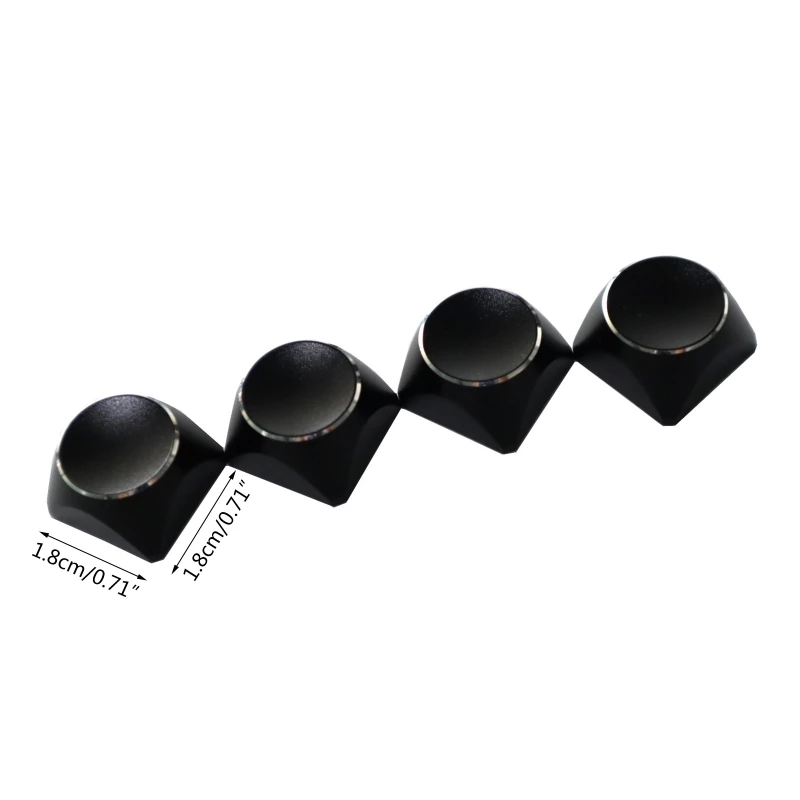 1PC CNC 금속 Keycap XDA 프로파일 멀티 컬러 백라이트 없음 인쇄 Keycap 키 기계식 키보드 체리 MX 스위치 54DB