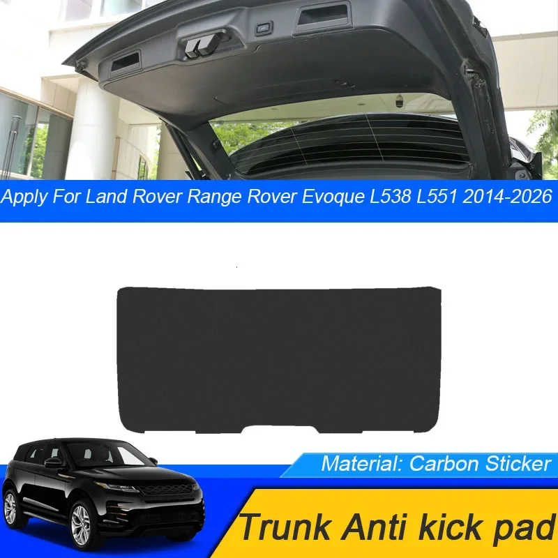 for-land-rover-range-rover-evoque-l538-l551-2014-2026-car-anti-kick-carbon-trunk-pad-weather-dustproof-protect-tailgate-sticker