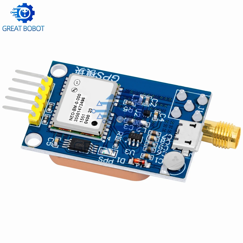 Module GPS NEO-6M/7M/8M/9M USB Ublox Antenne Navigation Boussole