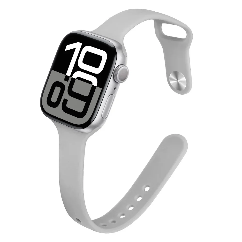 Breathable Silicone Strap for Smartwatch - Elegant Bracelet Design