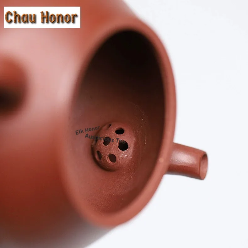 170ml Boutique Yixing Purple Clay Teapots Handmade Pyriform Pot Raw Ore Mud Tea Soaking Kettle Chinese Zisha Tea Set Cafes Gift
