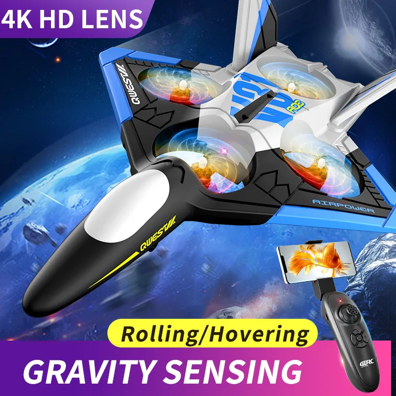 Foam RC Plane with HD Camera Fighter Hobby Aircraft Glider 2.4G Remote Control Airplane Toys for girls Boys Kids Gifts RC drone 3
