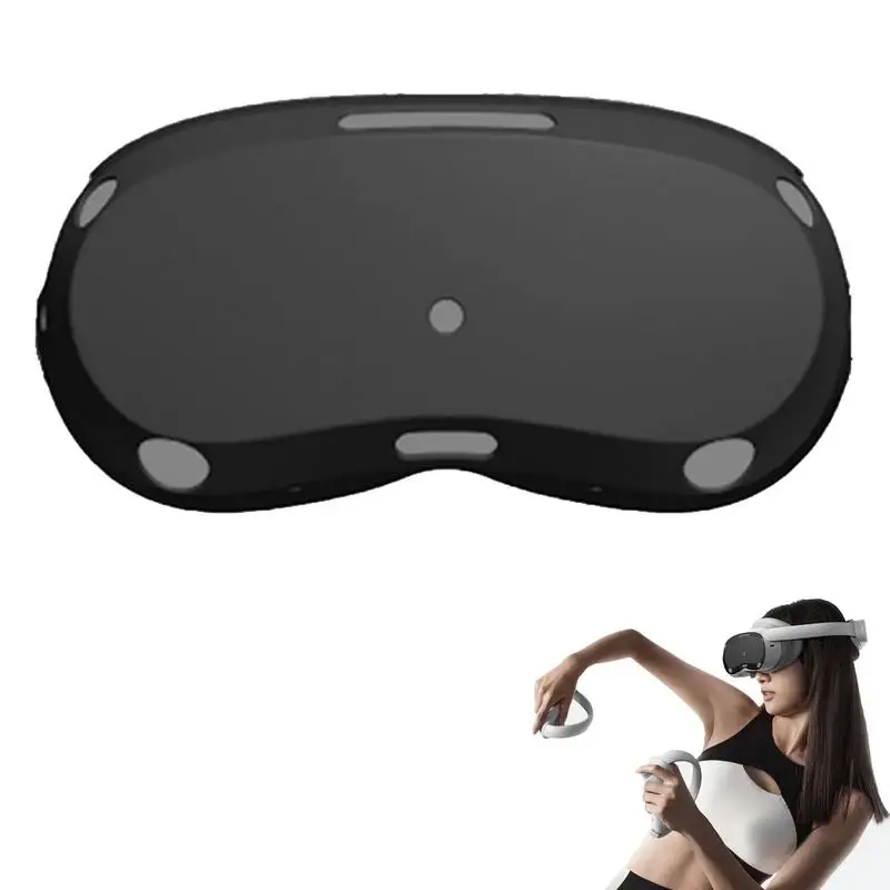 

Silicone Protective Cover For Pico4 VR Headset | Anti-Throw Headset Cover Soft Durable Sleeves VR Glasses Accessories