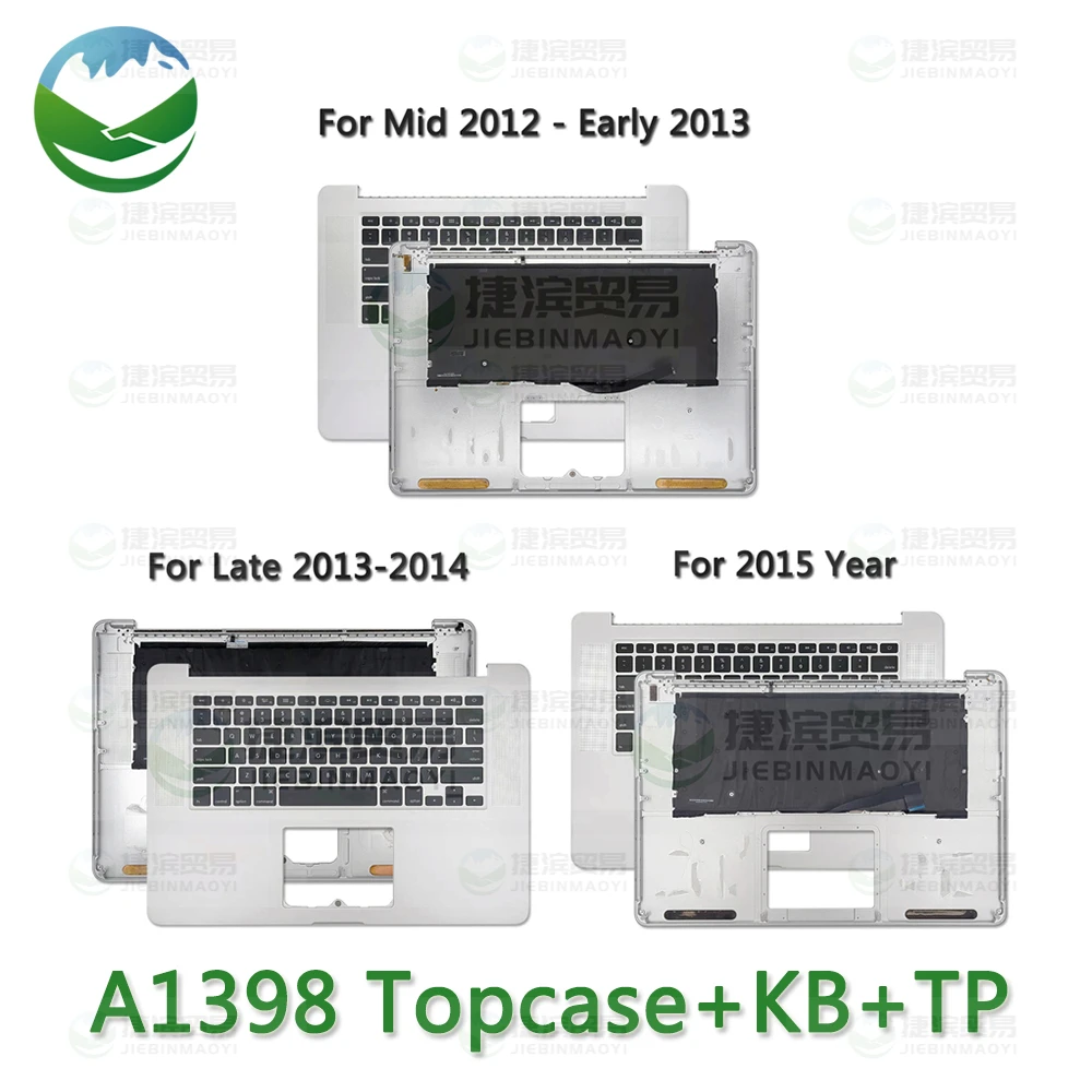 

Оригинальный A1398 Topcase с английской и русской клавиатурой для MacBook Pro Retina 15 дюймов A1398 Top Case 2012 2013 2014 2015 года