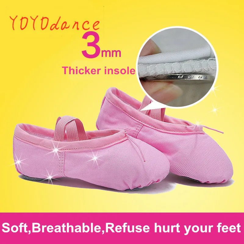 New Women's Ballet Zapatos De Baile Ballerinas Dancing  Mujer High Quality Salsa Children Shoes for Dance 4