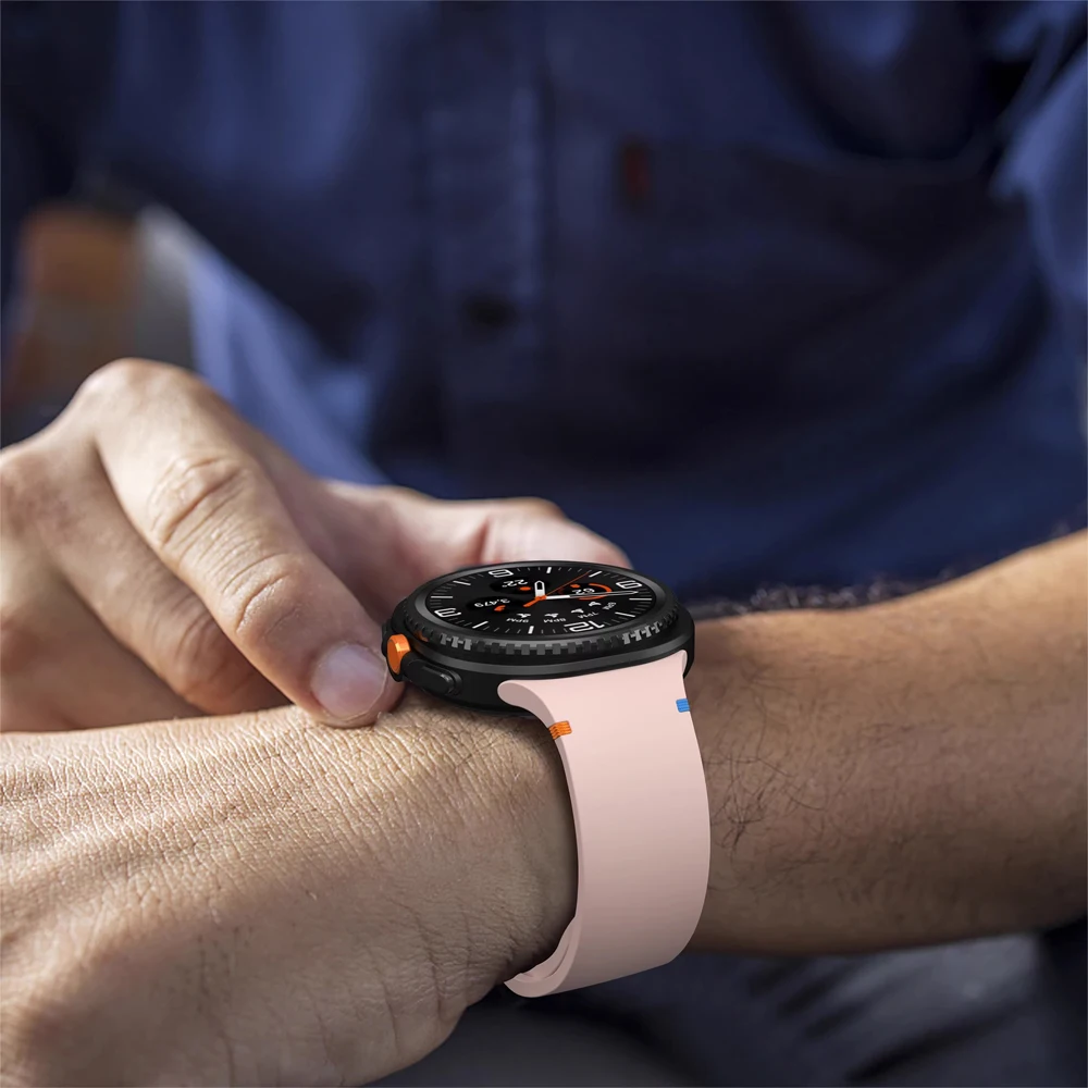 Abdeckung+Glas+Armband für Samsung Galaxy Watch 8 9 44mm 40mm 1:1 Offizielles Sport-Armband Correa Armband+Gehäuse Galaxy Watch8 Armband – Detail 17