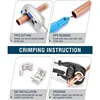 home. Hydraulic Copper Tube Fittings 1/2, 3/4, 1" Press Crimping Tool Kit Pex Pipe Crimper Pressing Pliers Stainless PEX Press 6
