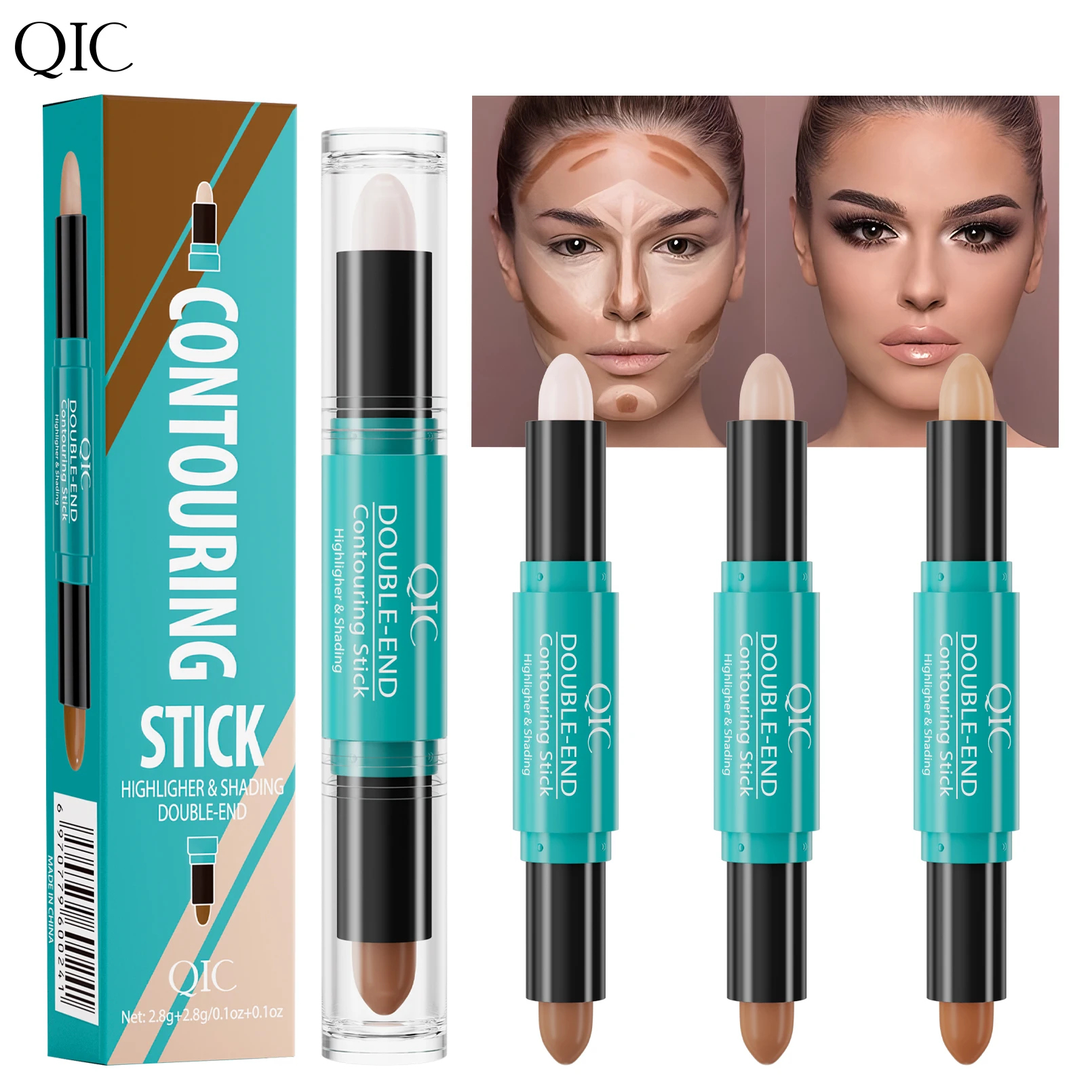 Face Foundation Concealer Pen Long Lasting Dark Circles Corrector Contour Concealers Stick Cosmetic Makeup