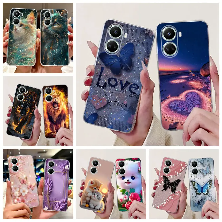 Fashionable Soft Slim Phone Case with Painted Design - Compatible with Huawei Nova 10 Series