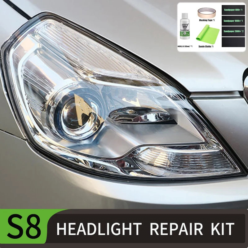 CarHeadlightsRestorationSprayScratchRepairKitHeadlightPolishing