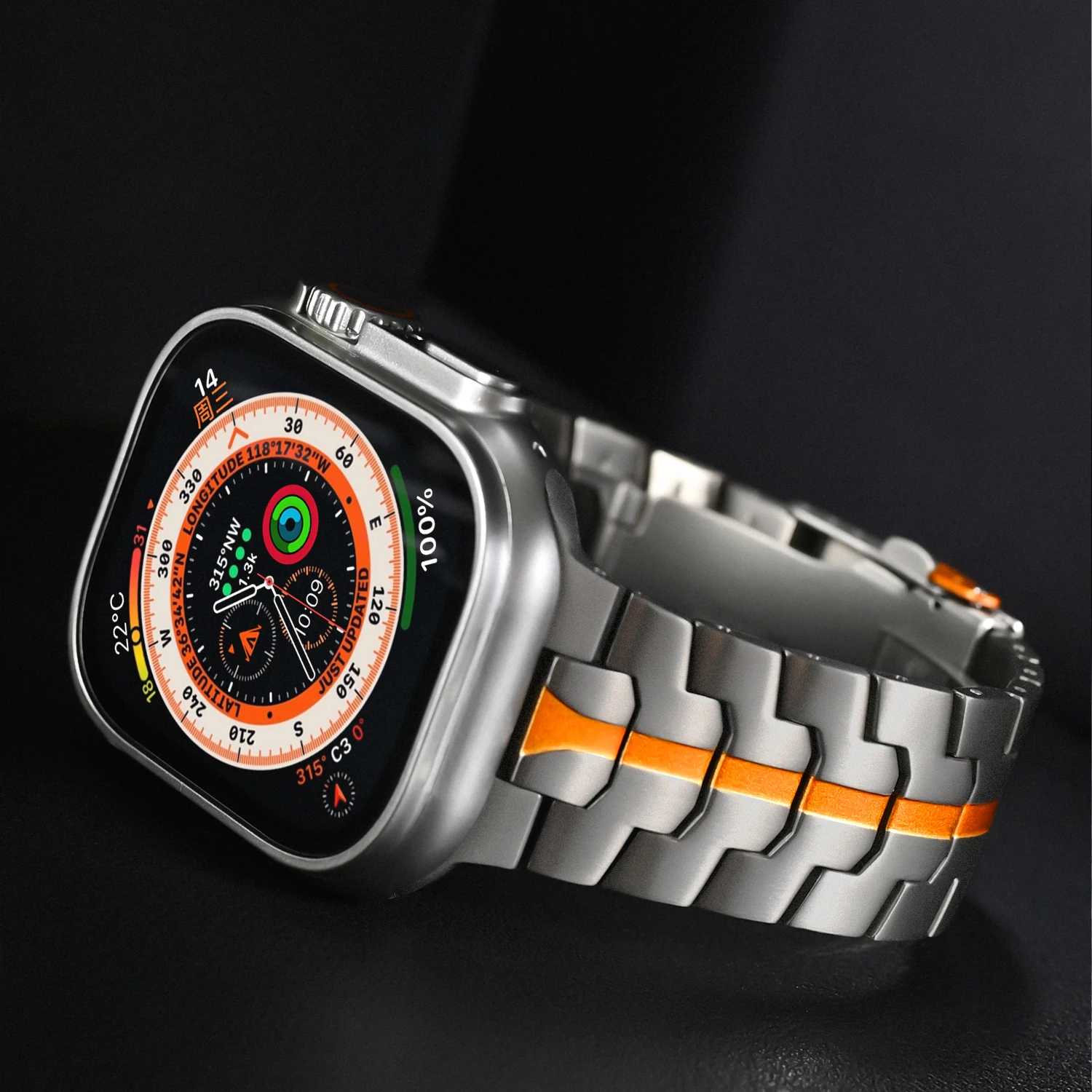 Elegant Stainless Steel Watch Link Bracelet