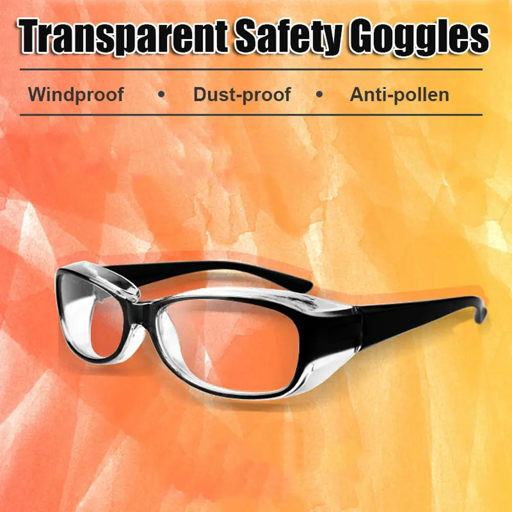 

Anti-pollen Wind-Proof Anti-impact Outdoor Work Riding Spectacles Protection Glasses Eyewear Safety Goggles Eye Protective