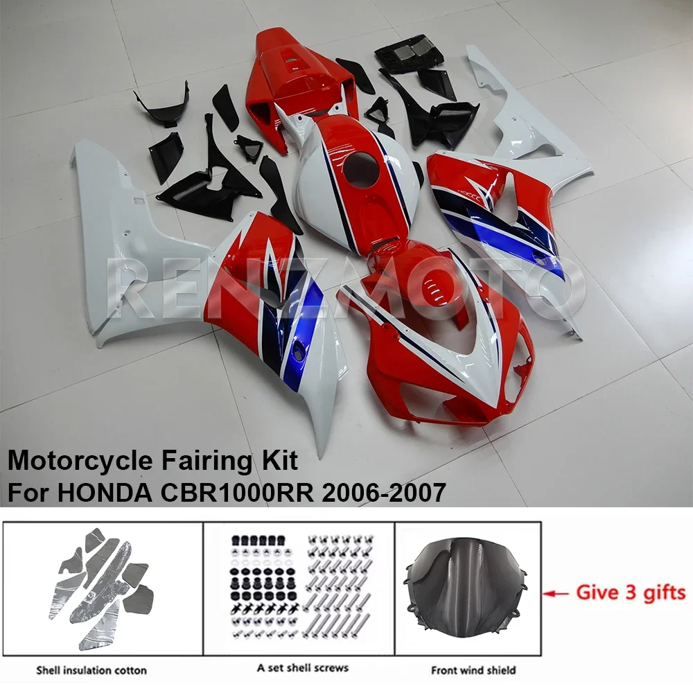 

Motorcycle Fairing Set Body Kit Plastic For HONDA CBR1000RR CBR 1000 RR 2006-2007 Accessories Injection Bodywork H1007-111A