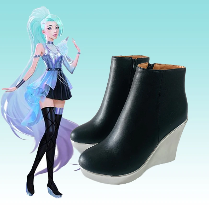 

Game League of Legends Seraphine Cosplay Shoes Halloween Anime Cosplay Costume Prop the Starry-Eyed Songstress Women Shoes Cos