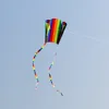 Rainbow Parafoil Kite Polyester Ripstop Flying Kite Kid Adult Outdoor Flying Toy, Flower 3