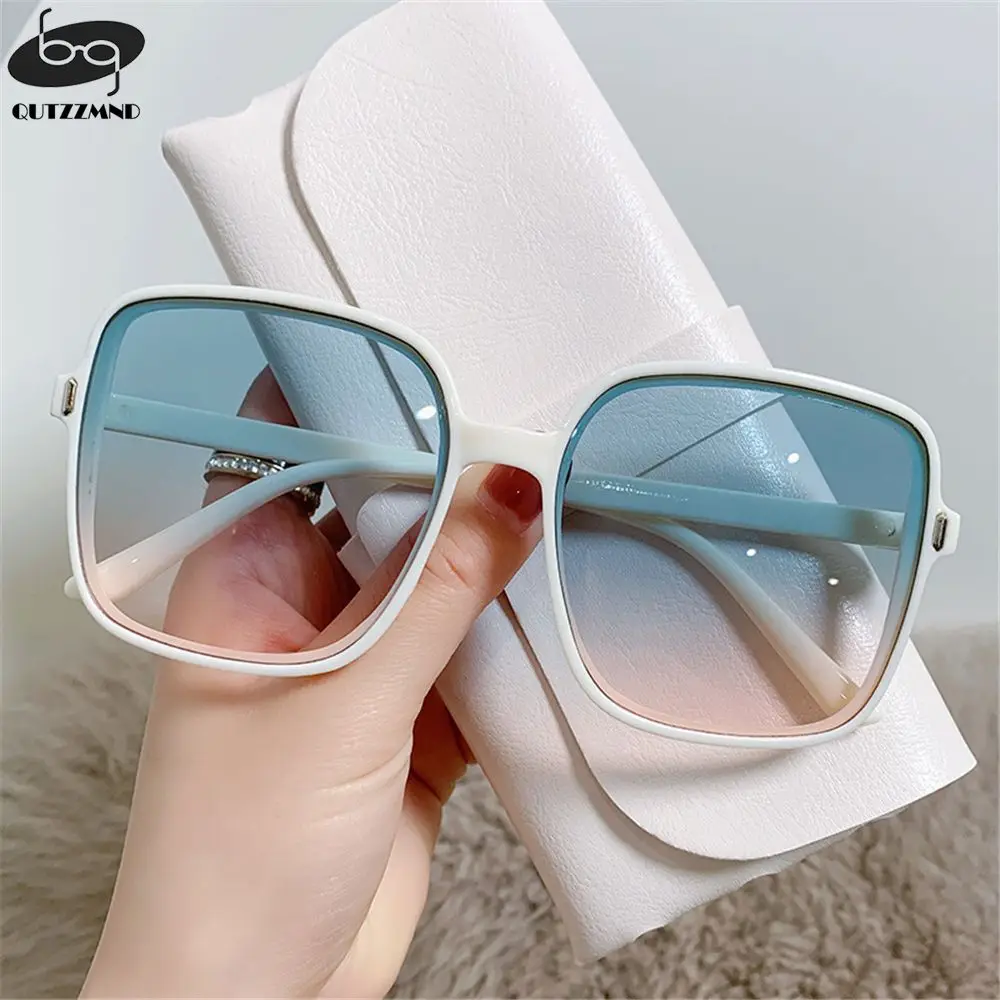 

Oversized Sunglasses for Women Luxury Vintage Square Sun Glasses Classic UV400 Big Frame Lady Eyewear Driver Goggles Luxury